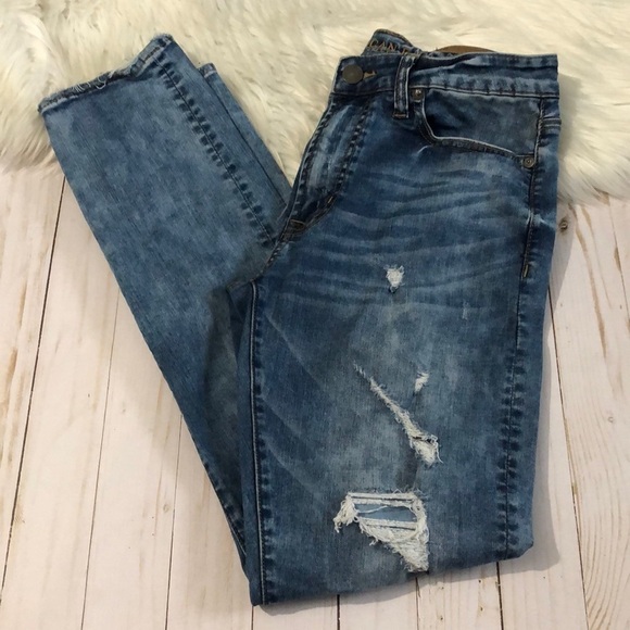 American Eagle Slim Fit distressed jeans size 29 X 30 - Picture 1 of 11